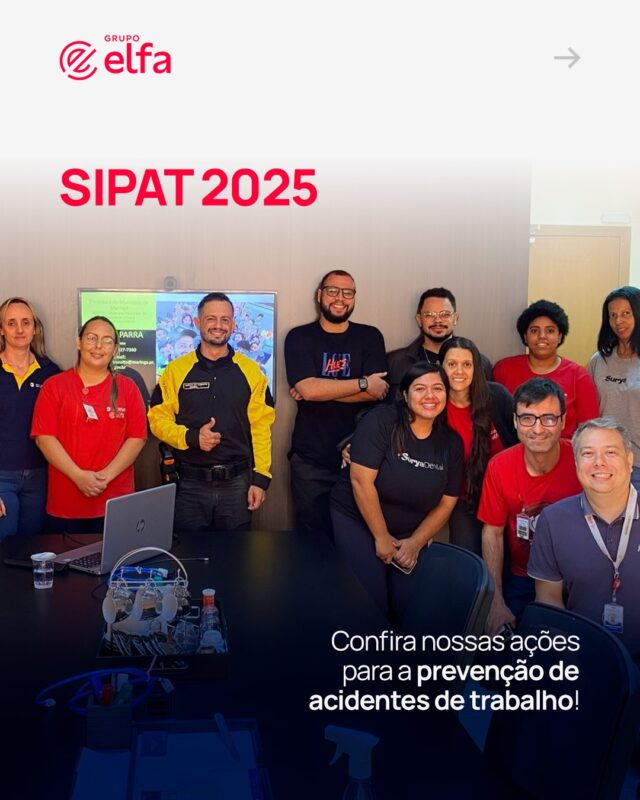 No Grupo Elfa, a segurança no trabalho é um pilar fundamental de nossas operações.👷‍♀️

Durante o Abril Verde, realizamos a Semana Interna de Prevenção de Acidentes de Trabalho (SIPAT), com atividades que levaram informação, bem-estar e cuidado para os nossos colaboradores.

Foram 33 ações presenciais nas unidades de todo o país, além de webinares  que somaram 1.100 conexões! Também disponibilizamos uma plataforma on-line gamificada, com mais de 1.500 horas de capacitação em jornadas de engajamento e aprendizagem incríveis.

Agradecemos a participação de cada integrante do time Elfa nessa semana especial. Arrasta para o lado e confira! 💚

#GrupoElfa #TBT #AbrilVerde #saúde #segurança #segurançadotrabalho