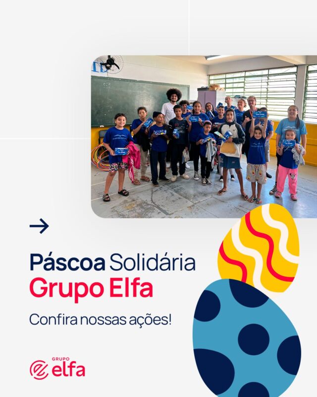 A Páscoa é um momento de união e, no Grupo Elfa, traduzimos esse espírito em ações de solidariedade! 🐰✨

Com a participação dos nossos colaboradores, promovemos iniciativas que levaram cuidado e esperança para diversas pessoas.

Em São Paulo, presenteamos as crianças e adolescentes de comunidades apoiadas pela Gerando Falcões com caixas de chocolate para adoçar o feriado. Já em João Pessoa, nosso time realizou uma ação solidária no Centro Helena Holanda, com direito a um café da tarde especial.

Arrasta para o lado e confira! ❤️

#GrupoElfa #Páscoa #saúde #cuidado #solidariedade