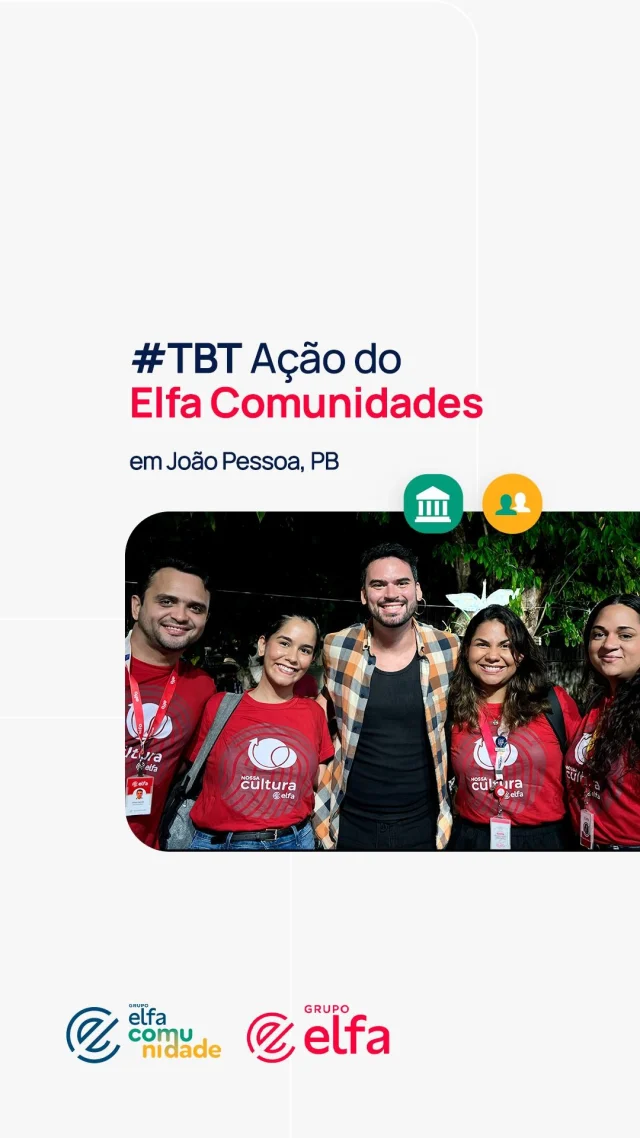 #TBT Em junho, realizamos uma ação super especial na festa junina da Casa Pequeno Davi, em João Pessoa (PB)! 🎊

Em meio a brincadeiras, dança, música, comidas típicas e muita diversão, doamos, por meio do programa Elfa Comunidades, 320 cestas básicas e 310 kits juninos! Além disso, os colaboradores da unidade Elfa João Pessoa (DCT) contribuíram com 500 itens de limpeza e nutrição.

Gabriella Mendes, Analista de TI, compartilhou a emoção de participar deste momento:

💬 “Tenho muito orgulho de fazer parte de uma empresa que não perde o olhar para quem mais precisa. Foi uma experiência que mexe com a gente, faz a gente pensar no valor da vida, no quanto pequenas atitudes podem transformar o dia de alguém. E ver o impacto que isso teve na comunidade, é impossível não se emocionar”

Dê o play e confira os registros! ❤️

#GrupoElfa #ElfaComunidades #saúde #distribuição #ESG #social