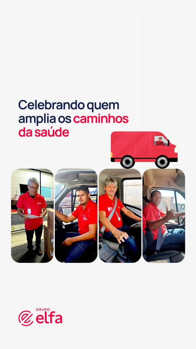 Nossos motoristas são aqueles que levam a saúde aonde precisa chegar. Homenageamos o compromisso e responsabilidade de todos os profissionais do nosso time! 🚛

A cada entrega, vocês reforçam o padrão de excelência operacional. A todos os motoristas do Grupo Elfa, nossa gratidão.

Vocês são fundamentais para ampliarmos os caminhos da saúde. Parabéns! ❤️

#DiaDoMotorista #GrupoElfa #distribuição #saúde #logística