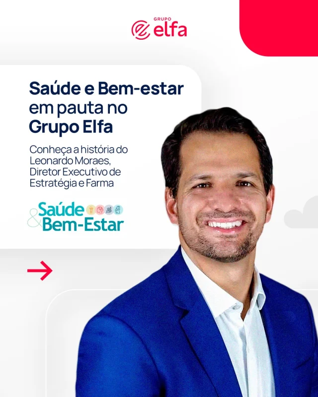 A vida saudável é uma jornada que construímos dia após dia. E que valorizamos internamente, com nosso time, para que possamos distribuir saúde e vivenciar na prática o nosso propósito.

💬 “Cuidar da saúde não é uma prova de 100 metros, e sim uma prova de longa distância. Portanto, precisamos estar atentos na maior parte do tempo. Às vezes, simples ações trazem um impacto enorme. É dia a dia, pouco a pouco.”

Arraste para o lado e conheça essa história inspiradora de Leonardo Moraes, Diretor Executivo de Estratégia e Farma do Grupo Elfa! ❤️

#GrupoElfa #HistóriasQueInspiram #saúde #cuidado #autocuidado #bemestar