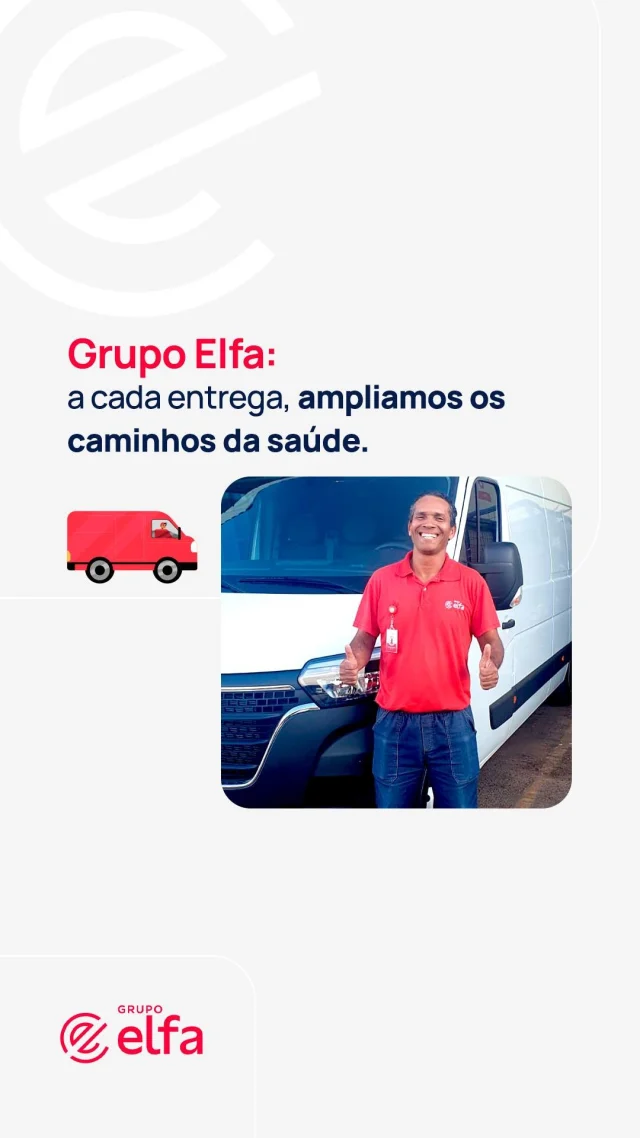 Saber que o nosso trabalho tem o potencial de mudar trajetórias e salvar vidas não tem preço. ❤️

No vídeo de hoje, você vai conhecer a história do Rodrigo Rocha, motorista do Grupo Elfa em Brasília, que compartilhou conosco um depoimento emocionante sobre reencontros e transformações.

Relatos como esse reforçam nossa cultura, nos impulsionam a buscar a melhoria contínua de nossas operações e fortalecem o sentido do nosso propósito: ampliar caminhos para levar saúde a milhões de vidas. 🚚✨

#GrupoElfa #logística #distribuição #saúde #medicamentos