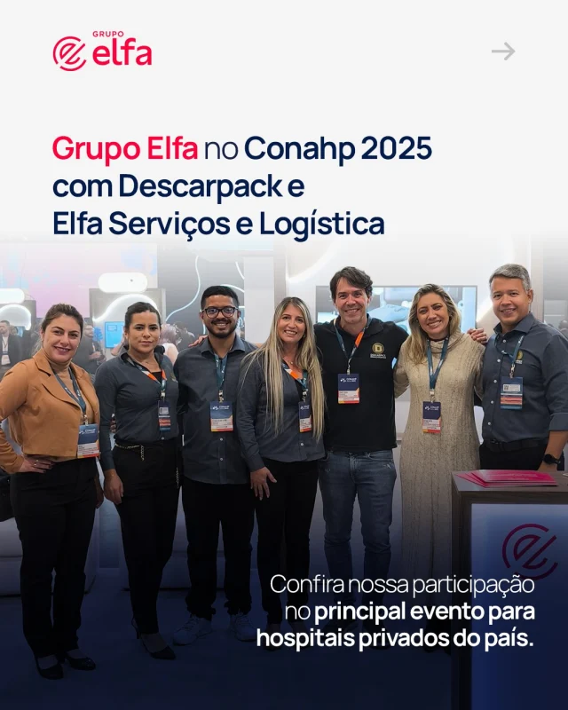 Mais um Congresso Nacional de Hospitais Privados (Conahp) realizado com sucesso! 🌟 @anahp.br 

O Grupo Elfa, representado pelas marcas Descarpack e Elfa Serviços e Logística, marcou presença no evento para apresentar soluções inovadoras para o setor da saúde.

Seja por meio da distribuição de produtos descartáveis ou da gestão logística hospitalar com soluções personalizadas, estamos ao lado de hospitais, clínicas e laboratórios em todo o Brasil, promovendo eficiência e excelência nas operações.

Juntos, ampliamos caminhos para levar saúde a milhões de vidas! ❤️

#GrupoElfa #Conahp2025 #Descarpack #ElfaServiçoseLogística #saúde #descartáveis #inovação #distribuição