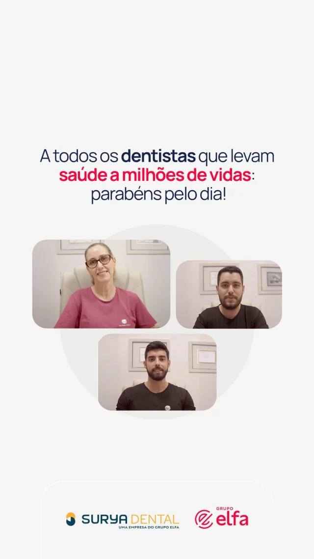 Celebramos aqueles que ampliam os caminhos da saúde transformando sorrisos: os dentistas! ❤️

O Grupo Elfa, por meio da Surya Dental, tem orgulho de comercializar e distribuir o portfólio completo do segmento de odontologia, viabilizando esse trabalho essencial por todo o Brasil.

🎥 Dê o play e confira a mensagem dos nossos clientes ( @giselevaleriobianco , @victorvbianco e @murilovbianco ). E não esqueça de compartilhar com aquele profissional que você admira!

#GrupoElfa #SuryaDental #odontologia #DiaDoDentista #dental #saúde #distribuição