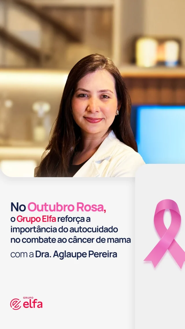 Neste Outubro Rosa, reforçamos a importância de falar sobre a saúde da mulher e o combate ao câncer de mama, que registra anualmente mais de 73 mil casos no país.

Convidamos a Dra. Aglaupe Pereira, especialista em cirurgia bariátrica - segmento em que o Grupo Elfa atua no fornecimento de produtos Medtech - para explicar como a obesidade, e até o sobrepeso, podem aumentar o risco de desenvolvimento da doença.

Dê o play no vídeo e saiba mais!

#GrupoElfa #OutubroRosa #saúde #cuidado #prevenção #câncerdemama