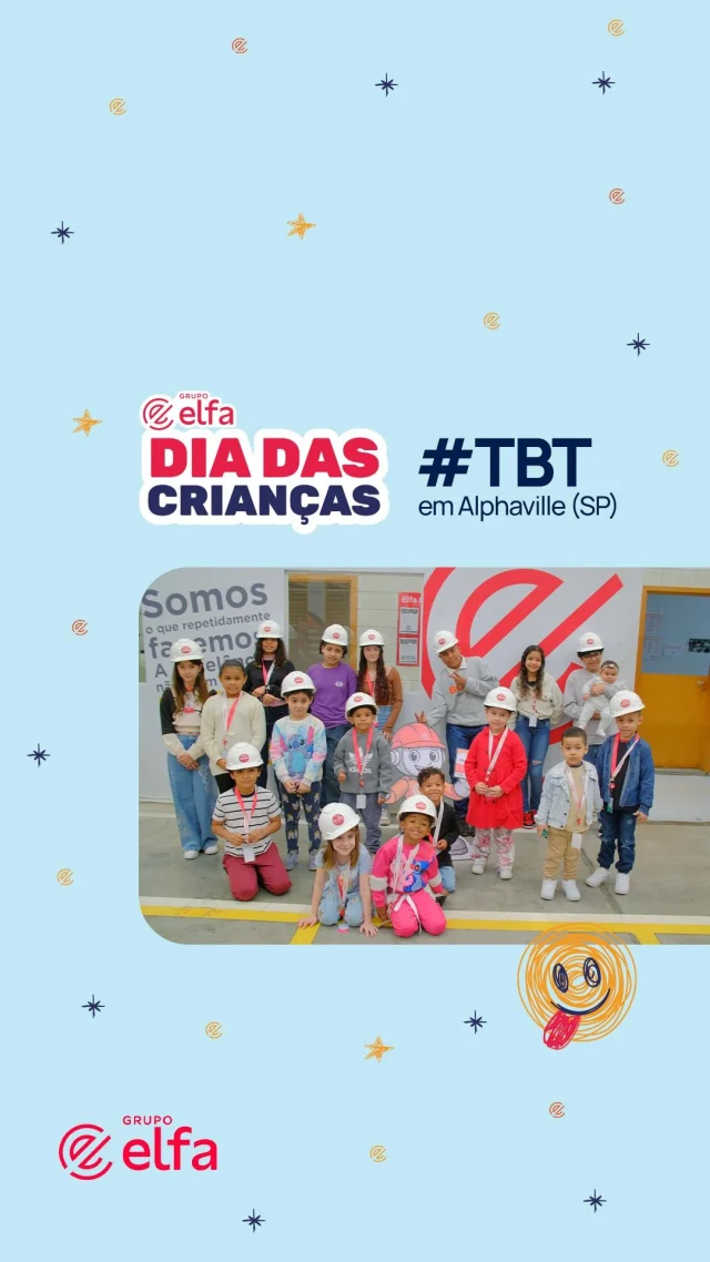 O Dia das Crianças foi bem especial no Grupo Elfa: nosso time mirim conheceu, entre tantas unidades da companhia, o Centro de Distribuição em Alphaville (SP)! 👧👦❤️

Os filhos dos nossos colaboradores tiveram uma manhã repleta de novas experiências, atividades e brincadeiras divertidas. Dá o play no vídeo e vem conferir com a gente!

#GrupoElfa #DiaDasCrianças