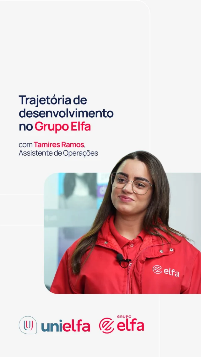 Promover o crescimento de cada colaborador é um dos objetivos do Grupo Elfa. ✨

Tamires Ramos, Assistente de Operações do Grupo Elfa, explicou como os conhecimentos adquiridos por meio da nossa Universidade Corporativa, a Unielfa, revolucionaram a sua experiência na empresa.

▶️ Dê o play e confira como estamos transformando trajetórias e fortalecendo a nossa cultura!

#GrupoElfa #Unielfa #Unielfa10anos #capacitação #capacitaçãocorporativa #marcaempregadora #employerbranding
