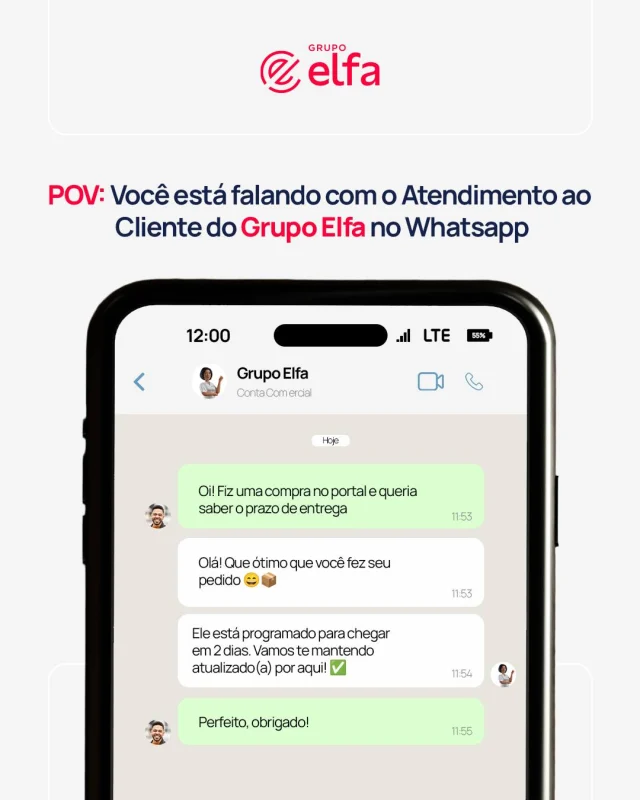 É super fácil falar com nosso canal de Atendimento ao Cliente! Basta ligar ou enviar uma mensagem no Whatsapp para o número: 0800 725 0120.

Salve nos seus contatos e conte com a agilidade do nosso time sempre que precisar. ❤️

#GrupoElfa #atendimento #contato #CustomerCare #saúde #distribuição