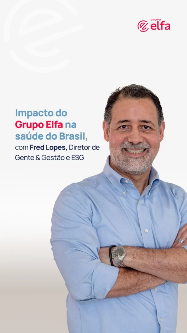 Ampliar caminhos para levar saúde a milhões de vidas: esse é o propósito que nos move! ❤️

No programa Encontros com o Futuro, nosso Diretor de Gente & Gestão e ESG, Fred Lopes, falou sobre as dimensões da companhia e como planejamos seguir avançando para levar saúde no tempo certo a quem precisa.

▶️ Dê o play e confira!

#GrupoElfa #EncontrosComOFuturo #distribuição