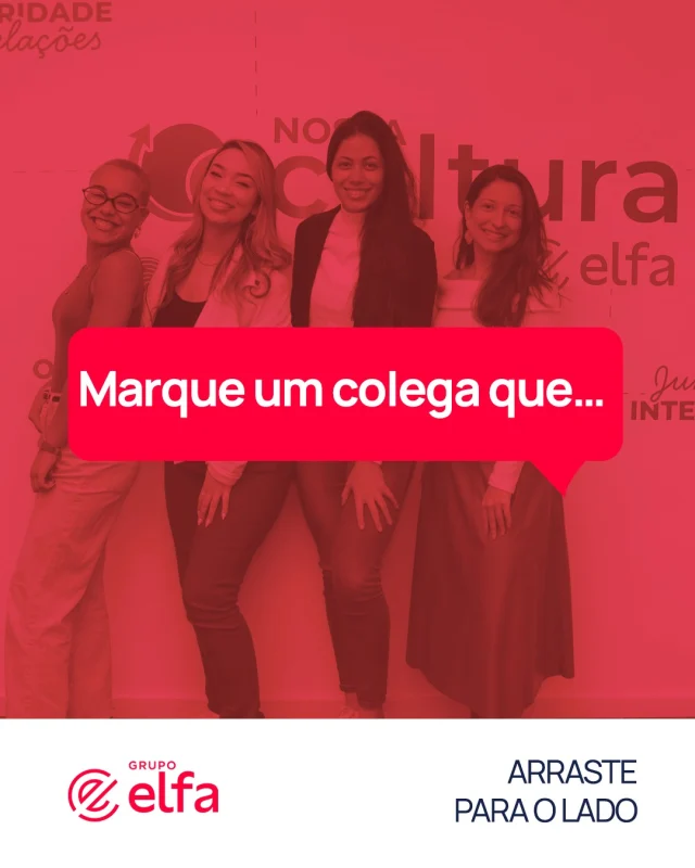 No Grupo Elfa, somos guiados por valores que fazem a diferença no nosso dia a dia.

Tem alguma pessoa na equipe que você admira e que te inspira a dar o seu melhor? Marque ela aqui nos comentários! ❤️✨

#GrupoElfa #distribuição #saúde #logística