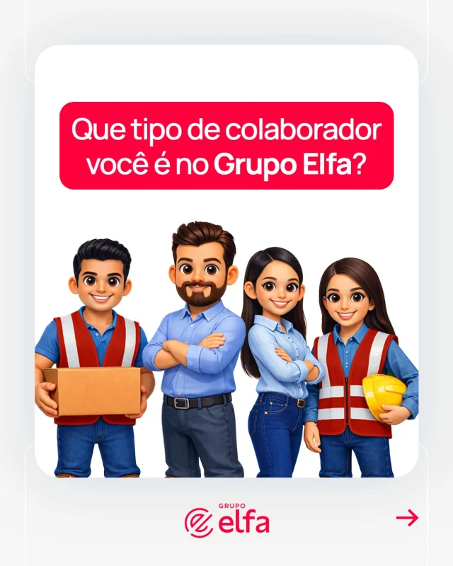 Cada colaborador do nosso time tem um jeito único de se destacar no dia a dia, sempre seguindo os valores que guiam a nossa atuação - e que são inegociáveis! ❤️

E você, com qual desses se identifica mais? Conta aqui nos comentários! 💬

#GrupoElfa #distribuição #saúde #logística