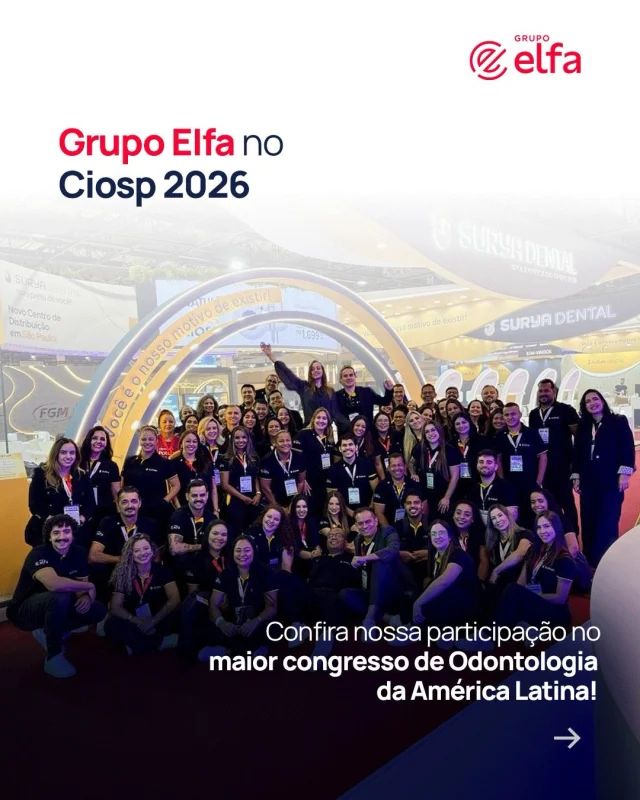O Grupo Elfa marcou presença em mais um Congresso Internacional de Odontologia de São Paulo (Ciosp)! ❤️

Nossa equipe teve a oportunidade de trocar experiências, conhecimentos e apresentar as nossas soluções em um dos maiores eventos de Odontologia do mundo.

Agradecemos a todos que visitaram nosso estande e conheceram um pouco mais sobre a nossa atuação, e reforçamos o empenho em seguir oferecendo as melhores soluções em saúde. Até o próximo!

#GrupoElfa #Ciosp2026 #odontologia