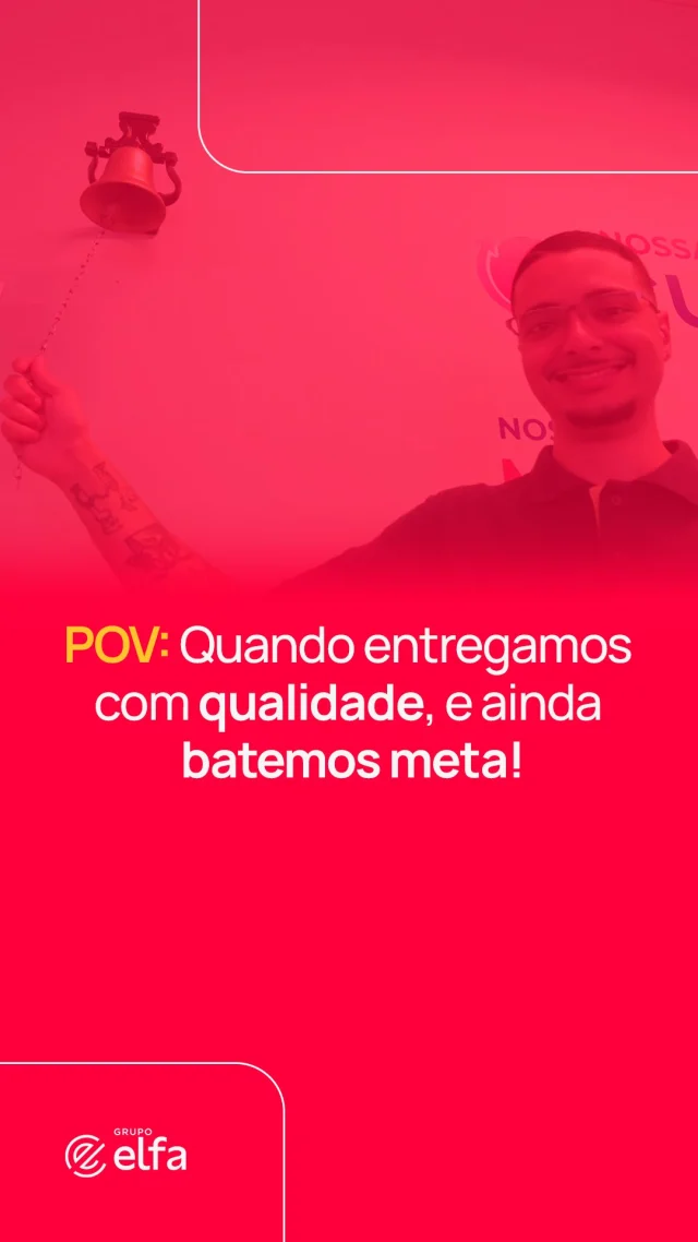 No Grupo Elfa, a dedicação de um time comprometido se reflete no que realmente importa: ampliar caminhos para levar saúde a milhões de vidas.

O foco no resultado faz parte de quem somos, e é assim que seguimos transformando a distribuição de saúde em todo o país! ❤️

#GrupoElfa #saúde #distribuição