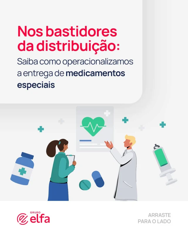 Você sabe o que são os medicamentos especiais? 💉

No Grupo Elfa, por meio da Elfa Hospitalar ou das farmácias de medicamentos especiais Agilfarma a Medcom Delivery, temos um forte compromisso com a segurança e a agilidade.

Arraste para o lado e saiba mais!

#GrupoElfa #medicamentosespeciais #saúde