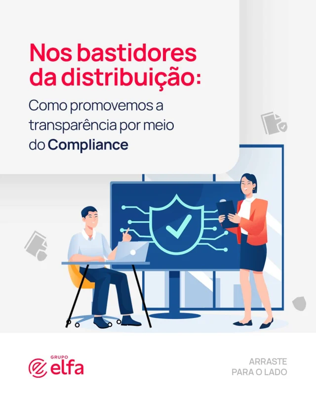 Já parou pra pensar na importância do Compliance na distribuição de saúde? 🤝

No Grupo Elfa, garantimos segurança e ética em cada entrega com políticas e ações que fortalecem a integridade em nossas operações.

Arraste para o lado e confira!

#GrupoElfa #saúde #distribuição