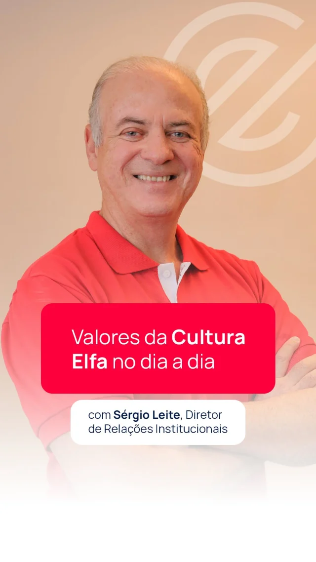 No Grupo Elfa, cultura não é apenas algo escrito na parede. Ela acontece na prática, nas decisões do dia a dia, e sustenta o nosso crescimento. ❤️

Temos muitos objetivos para este ano. Conquistar cada um deles só é possível porque contamos com um time que transforma valores em iniciativa, e entende que fazer parte desse trabalho é contribuir para ampliar caminhos e levar saúde a milhões de vidas.

No vídeo, nosso Diretor de Relações Institucionais, Sérgio Leite, explica como a Cultura Elfa está presente nas nossas operações.

E você, como tem colocado nossos valores em prática? Conta aqui nos comentários!

#GrupoElfa #cultura #saúde