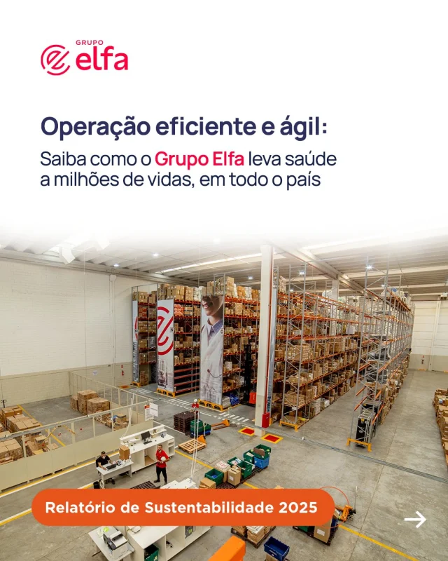 O que muda quando uma operação logística ganha mais precisão, escala e inteligência? 🤔

No último ano, consolidamos uma estrutura operacional mais estratégica, que torna o Grupo Elfa referência na área da saúde.

Destacamos elementos essenciais da nossa atuação responsáveis por garantir que produtos, serviços e soluções em saúde cheguem no tempo certo a milhões de vidas. Em nossos 19 CDs, o Programa de Excelência Operacional (PEO) conecta todas as operações, promovendo mais eficiência e qualidade de forma contínua.❤️

#GrupoElfa #logística #saúde