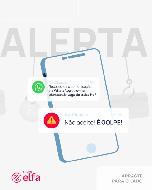 Um novo golpe está circulando!

Pessoas mal-intencionadas estão se passando por representantes da TLS, empresa do Grupo Elfa, para recrutar candidatos. Saiba agora mesmo como não cair nessa!

Deslize para ver os detalhes e compartilhe este alerta. 📢

#GrupoElfa #AlertaDeGolpe #ProtejaSeusDados