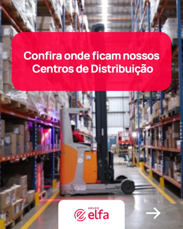 Como garantir que a saúde chegue no tempo certo em todo o Brasil? Se você pensou em alta capilaridade, acertou. ✅

Com unidades e Centros de Distribuição estrategicamente posicionados, o Grupo Elfa conecta diferentes regiões com uma malha logística que nos aproxima de clientes, parceiros e instituições, contribuindo para que medicamentos, insumos e soluções de qualidade e segurança cheguem rapidamente onde são necessários.

Confira no mapa onde estamos presentes! Em casos de dúvidas, fale conosco pelo link da bio. ❤️

#GrupoElfa #saúde #logística