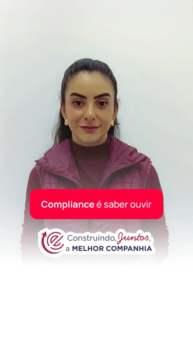 A escuta ativa é uma estratégia indispensável em qualquer programa de Compliance.

No Grupo Elfa, promovemos espaços seguros para ouvir colaboradores, parceiros, clientes e toda a sociedade. Essa troca aprimora processos, garante a sustentabilidade dos negócios e impulsiona a jornada de cuidado para que possamos levar saúde a milhões de vidas.

Confira como seguimos construindo, juntos, a melhor companhia!

#GrupoElfa #Compliance #saúde*